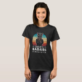 Vader van een BadAss Frenchie Bulldog Mischievous  T-shirt (Voorkant volledig)