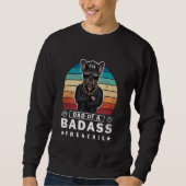 Vader van een BadAss Frenchie Bulldog Mischievous Trui (Voorkant)