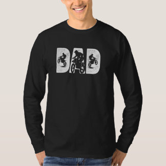 Vader van een crossmotor Vader Dirt bike Vader Dir T-shirt
