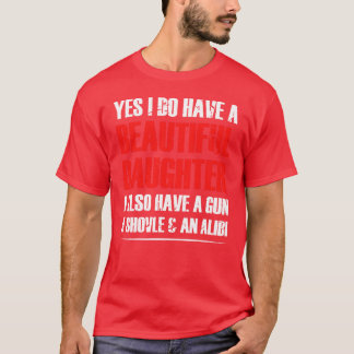 Vader van een dochter Vaderdag cadeau Grappige vad T-shirt