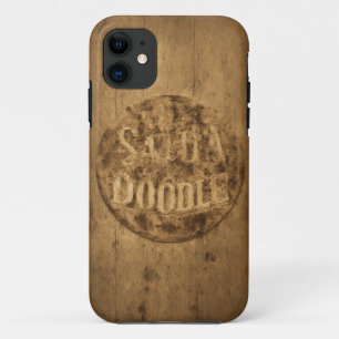 Vader van een Doodle  Wood Mobile Hoesje