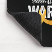 Vader van een krijger kinderkanker - Ribbon Onco Muismat (Hoek)