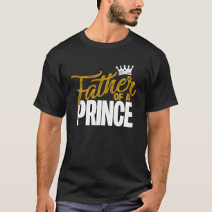 Vader van een prins vader en zoon bijpassend paar t-shirt