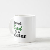 Vader van een soldaat koffiemok (Voorkant links)