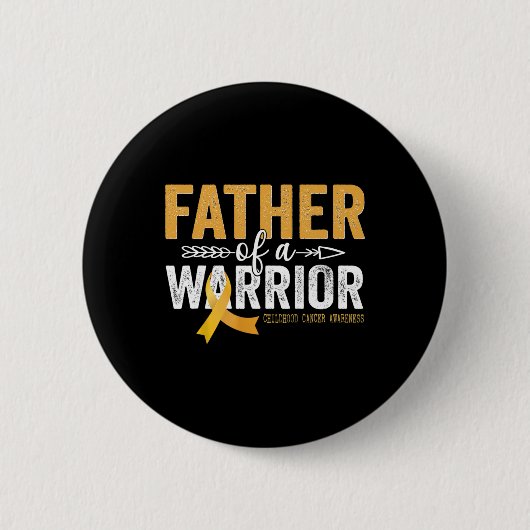 Vader Van Een Strijder Kinderkanker - Lint Onco Ronde Button 5,7 Cm (Voorkant)