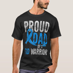 Vader van een T1D-worstdiabetisch type 1-diabetes T-shirt