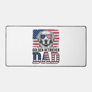 Vader van Golden Retriever Patriottische Vintage H Bureaumat