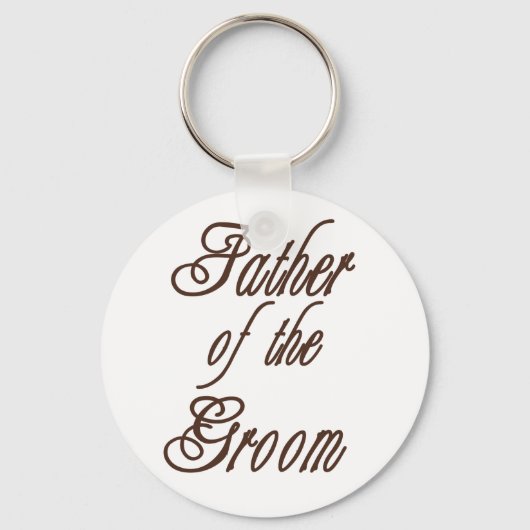 Vader van Groom Classy Browns Sleutelhanger (Voorkant)