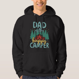 Vader van Happy Camper 1st Birthday Party Retro Da Hoodie
