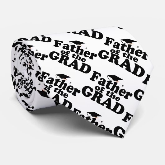Vader van het Afstudeerder Afstuderen Stropdas (Opgerold)