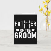 Vader van het Bachelor Party Wedding van Groom Gez Kaart (Gele Bloem)