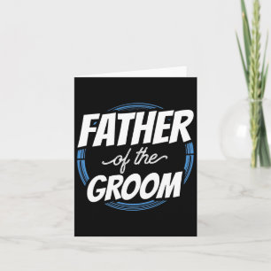 Vader van het Bachelor Party Wedding van Groom Gez Kaart