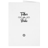 Vader van het Bride Funny Rehearsal Dinner (Achterkant)