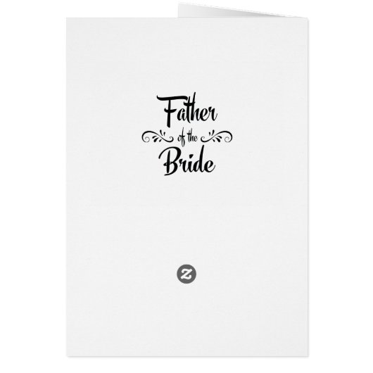 Vader van het Bride Funny Rehearsal Dinner (Achterkant)