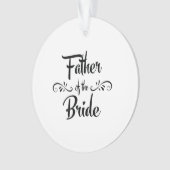 Vader van het Bride Funny Rehearsal Dinner Ornament (voorkant)