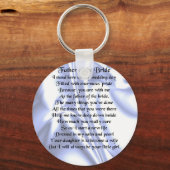 Vader van het Bride-gedicht - Blauwe zijde Sleutelhanger (Voorkant)