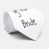 Vader van het bruid stropdas (Opgerold)