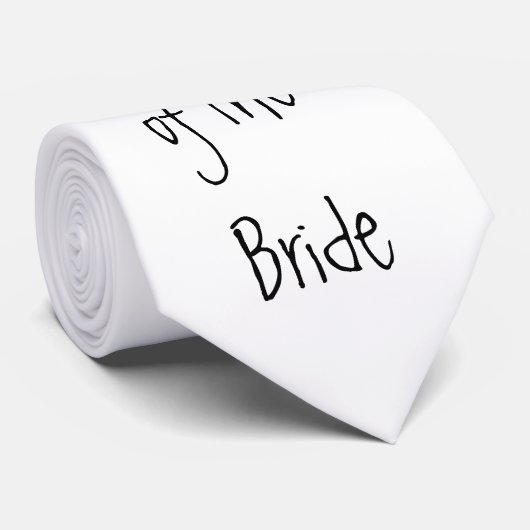 Vader van het bruid stropdas (Opgerold)