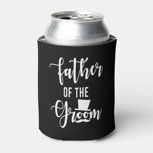 Vader van het bruinhuwelijk blikjeskoeler (Blikje Voorkant)