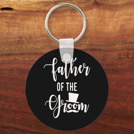 Vader van het bruinhuwelijk sleutelhanger (Voorkant)
