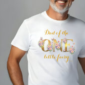 Vader van het feeëntuin 1e verjaardagsfeestje t-shirt