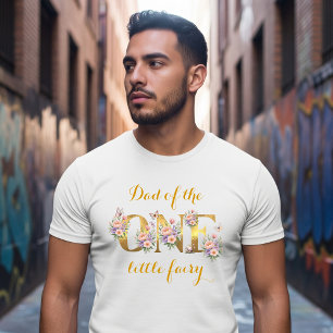 Vader van het feeëntuin 1e verjaardagsfeestje t-shirt