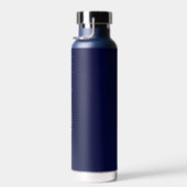 Vader van het groom Wedding Gift Cool Monogram Waterfles (Rechts)