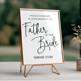 Vader van het herdenkingshuwelijk van de Bride Poster