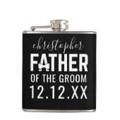 Vader van het huwelijk van de Groom-fles Heupfles (Voorkant)