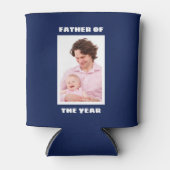 Vader van het Jaar Aangepaste Foto Papa Blikjeskoeler (Voorkant)