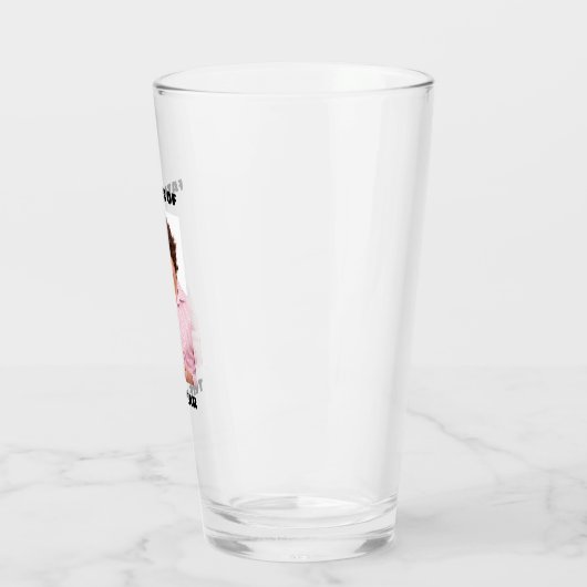 Vader van het Jaar Aangepaste Foto Papa Glas (Links)