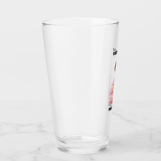 Vader van het Jaar Aangepaste Foto Papa Glas (Rechts)