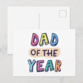 Vader van het Jaar Briefkaart (Voorkant / Achterkant)