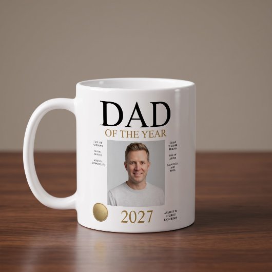 Vader van het Jaar Foto Koffiemok