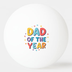 Vader van het jaar - Grappig Vaderdag cadeau Pingpongbal