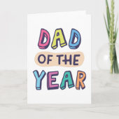 Vader van het Jaar Kaart (Voorkant)