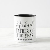 Vader van het JAAR PAPA Echtgenoot Man Aangepaste  Mok (Midden)