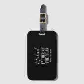 Vader van het JAAR PAPA Man ECHTPAAR Aangepaste te Bagagelabel (Voorkant (verticaal))