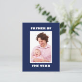 Vader van het Jaar Persoonlijke Foto Papa Briefkaart (Staand voorkant)