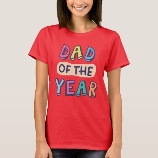 Vader van het Jaar T-shirt (Voorkant)