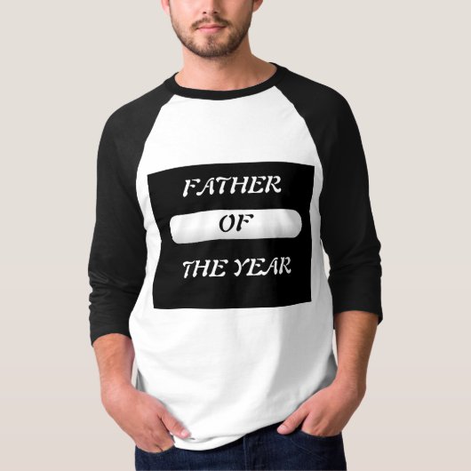 vader van het jaar t-shirt (Voorkant)