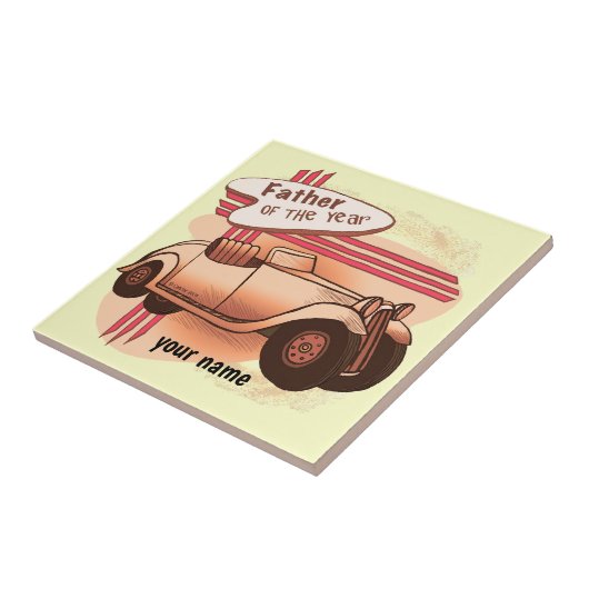 Vader van het Jaar Tegeltje (Zijkant)