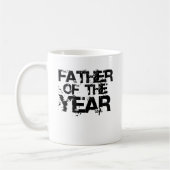 Vader van het jaar. Vaderdag cadeau Koffiemok (Links)