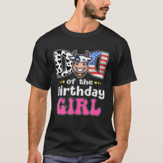 Vader van het jarige meisje t-shirt