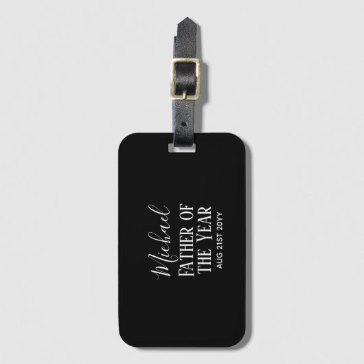 Vader van het Man KUSTOPM van de DAD-echtgenoot va Bagagelabel (Voorkant (verticaal))