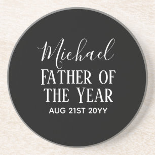 Vader van het Man KUSTOPM van de DAD-echtgenoot va Zandsteen Onderzetter