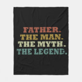 Vader van het man mythe legende fleece deken (Voorkant)