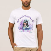 Vader van het meisje dat jarig is | Kleine Zeemee T-shirt (Voorkant)