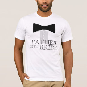 Vader van het Stropdas van Bride Bow T-shirt