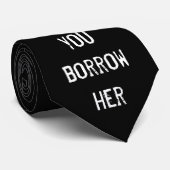 Vader van het Stropdas van de Bride : Weddenquote (Opgerold)